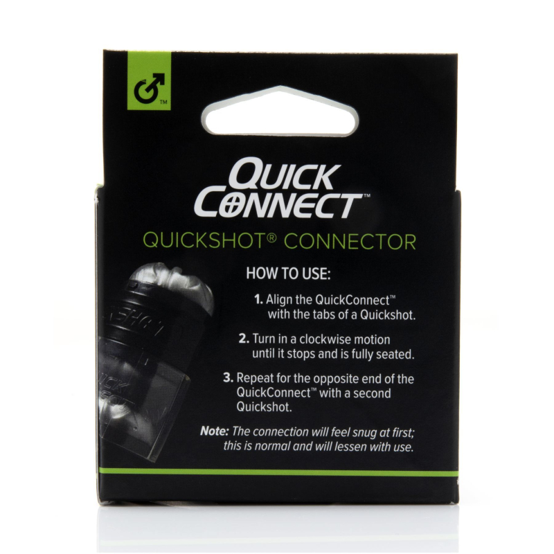Адаптер для з'єднання двох мастурбаторів Квікшот – Fleshlight Quickshot Quick Connect