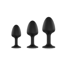 Анальна пробка Dorcel Geisha Plug Diamond L з кулькою всередині, створює вібрації, макс. діаметр 4 с