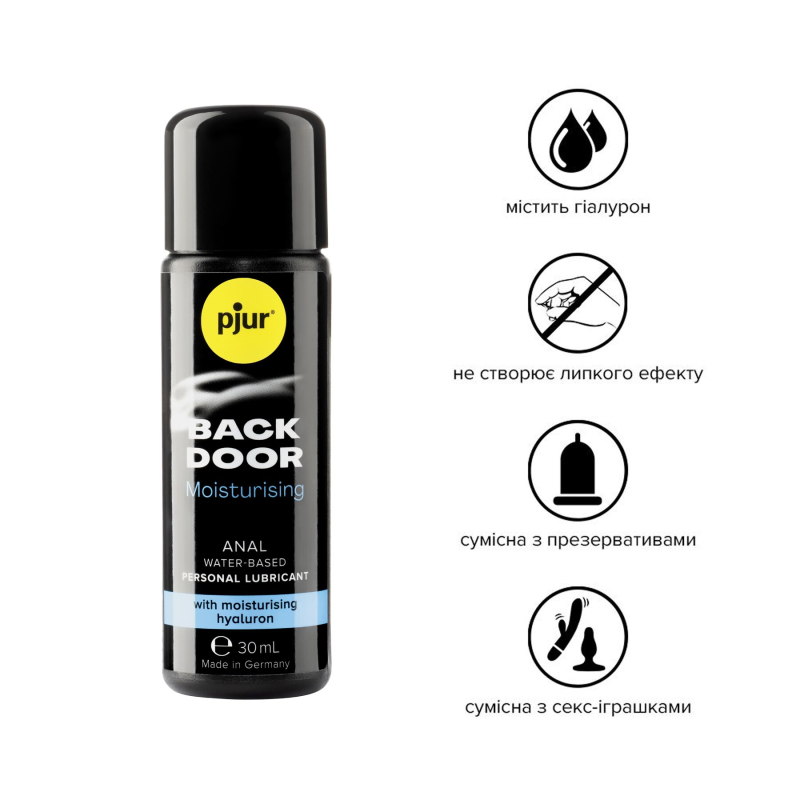 Анальная смазка Pjur backdoor Comfort water glide 30 мл на водной основе с гиалуроном