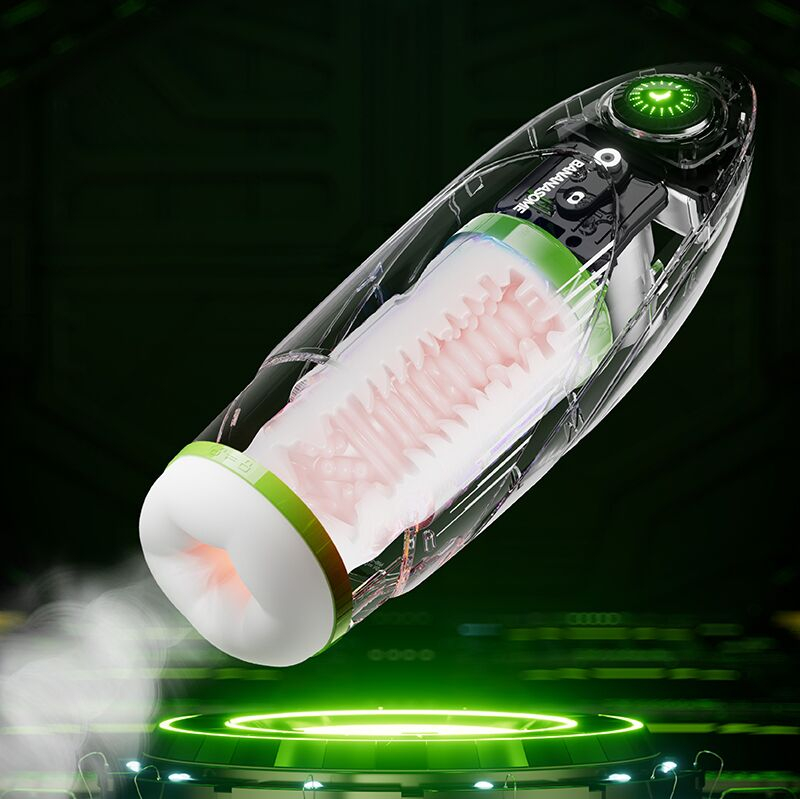 Автоматичний Смарт мастурбатор з вібрацією та підігрівом – KissToy BANANASOME ROCKET X7