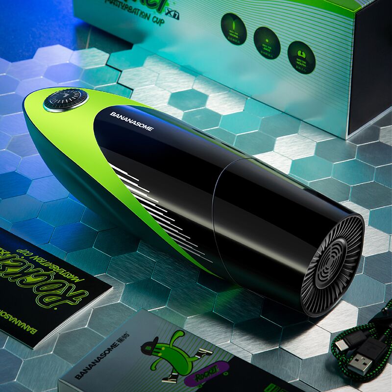 Автоматичний Смарт мастурбатор з вібрацією та підігрівом – KissToy BANANASOME ROCKET X7