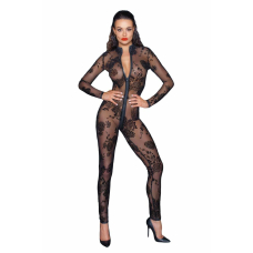 Бодістокінг Noir Handmade F237 Long tulle overall – M