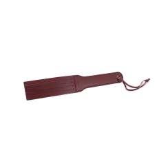 Двосторонній падл Liebe Seele Wine Red Spanking Paddle, натуральна шкіра