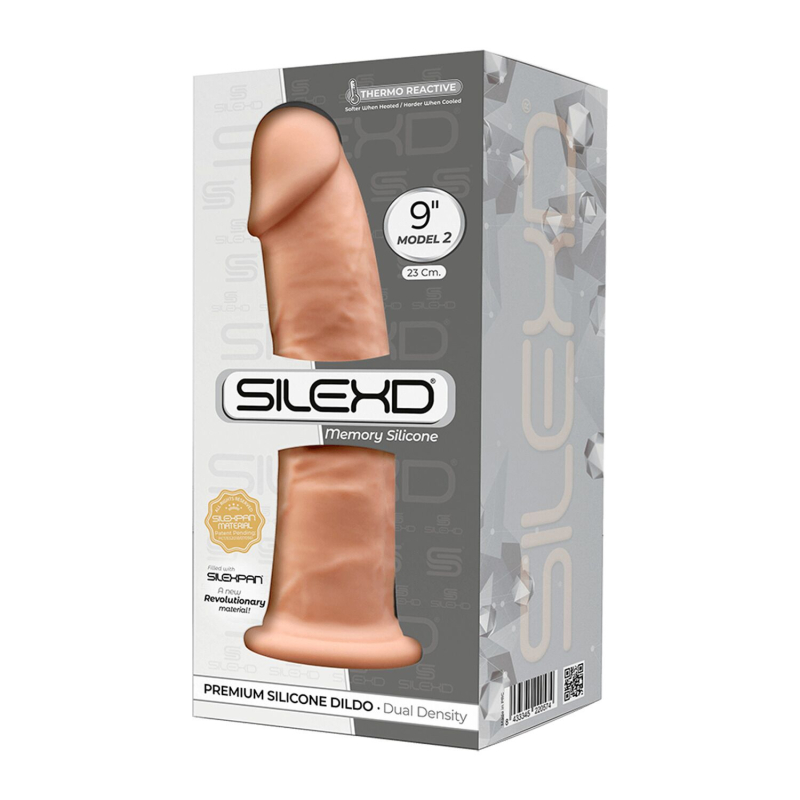 Фаллоимитатор SilexD Oscar Flesh (MODEL 2), длина 25 см, диам. 5.4 см, двухслойный, силикон + Silexpan