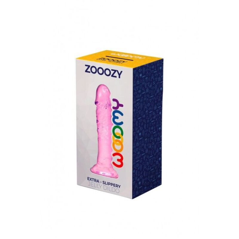 Фалоімітатор Woomoy Zooozy, з присоскою, сумісний зі страпоном, довжина 14.7 см, діам. 3.7 см