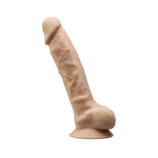 Фалоімітатор з вібрацією SilexD Vetus Vibro Flesh (Model 1), діам. 4.2 см, довжина 21.5 см