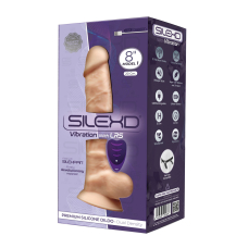 Фалоімітатор з вібрацією SilexD Vetus Vibro Flesh (Model 1), діам. 4.2 см, довжина 21.5 см