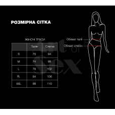 Жіночі трусики Art of Sex – Love Червоні розмір 2XL