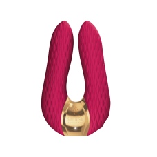 Кліторальний вібратор – Shunga Aiko Raspberry – 2 гнучкі кінчики, 10 режимів вібрації, текстурована поверхня