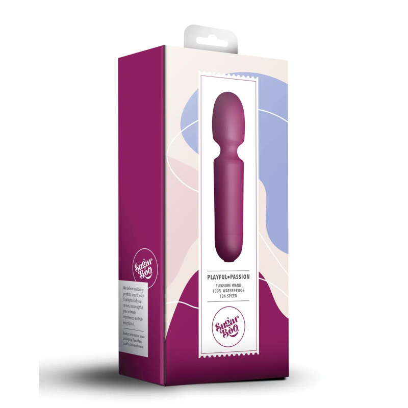Компактний вібромасажер – SugarBoo Playful Passion – на батарейках, 3 рівні вібрації + 7 ритмів