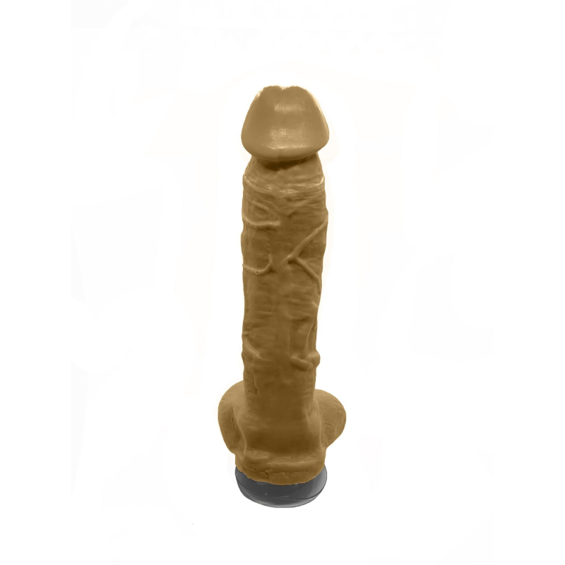 Крафтове мило-член із присоскою Чистый Кайф Brown size XL, натуральне