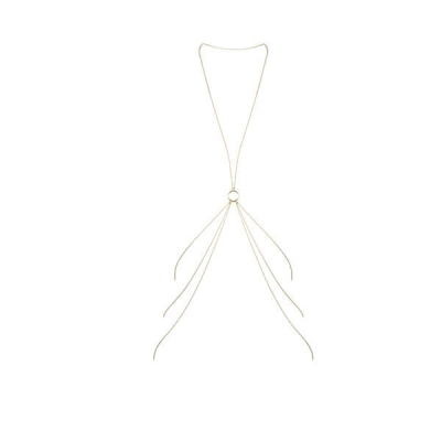 Ланцюжок для тіла Bijoux Indiscrets Magnifique 8 Body Chain – Золотистий, прикраса для тіла