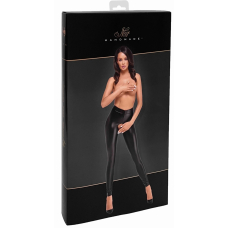 Легінси Noir Handmade F304 Taboo wetlook leggings with open crotch and bum – XXL