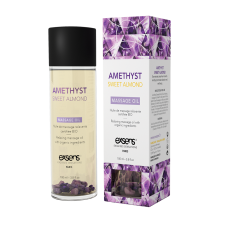 Масажна олія EXSENS Amethyst Sweet Almond (розслаблювальна, з аметистом) 100 мл, натуральна