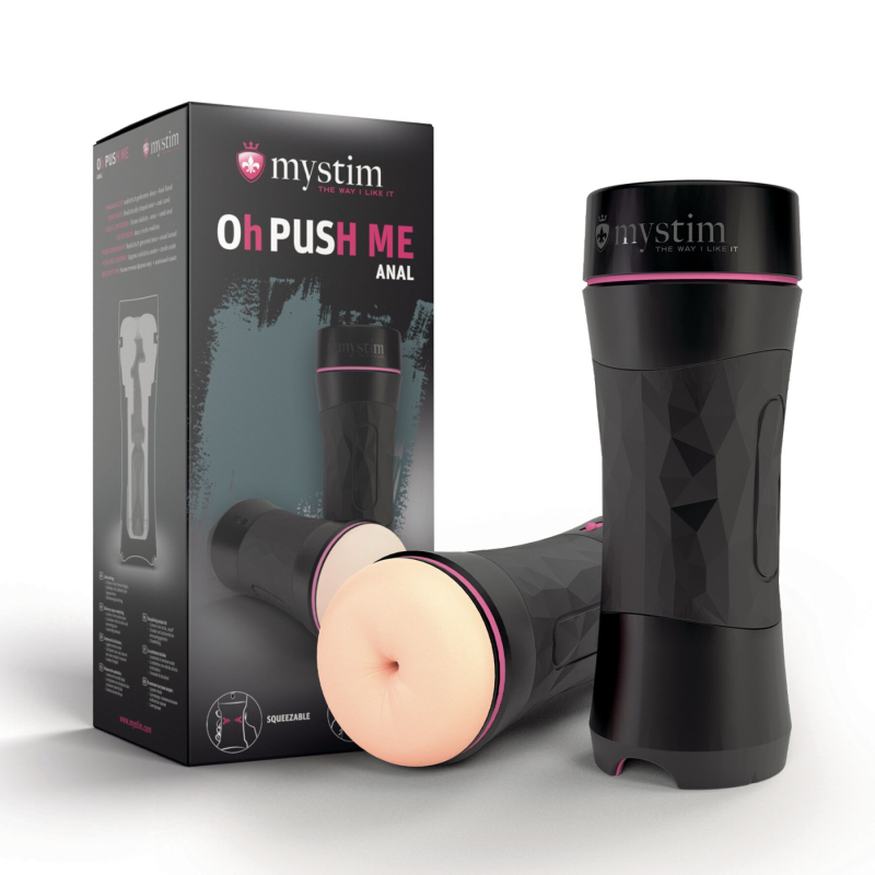 Мастурбатор попка з регулюванням вакуумом – Mystim O(h) Push Me Anus