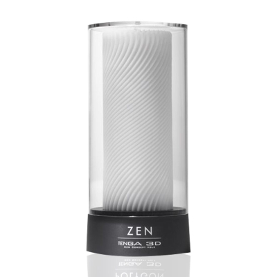 Мастурбатор з антибактеріального еластомеру зі сріблом – Tenga 3D Zen (Тенга)