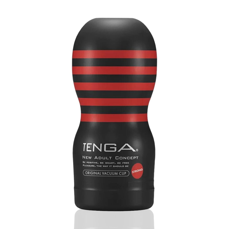 Чоловічий Мастурбатор із вакуумною стимуляцією Tenga Deep Throat Cup STRONG