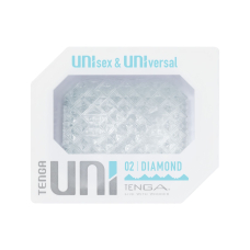 Одноразовий мастурбатор – Tenga UNI Diamond + лубрикант у комплекті