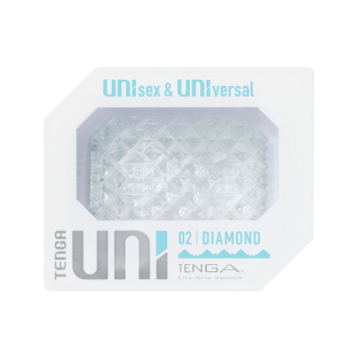 Одноразовий мастурбатор – Tenga UNI Diamond + лубрикант у комплекті