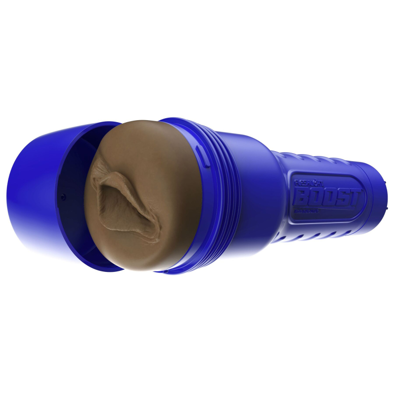 Мастурбатор вагина с плавающими кольцами Turbo Tech – Fleshlight Boost Bang Medium Dark Flesh