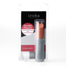 Міні вібратор-помада – IROHA STICK Grey – ідеально для точкової стимуляції ерогенних зон