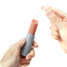 Мини вибратор-помада – IROHA STICK Grey – идеально для точечной стимуляции эрогенных зон