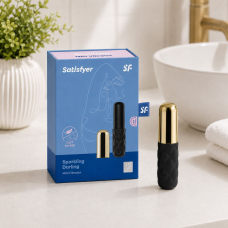 Міні-вібратор Satisfyer Sparkling Darling Gold – 15 режимів