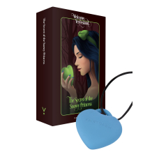Міні вібратор "Сердечко" – FairyGasm PleasureStone Blue – 9 різноманітних режимів вібрації