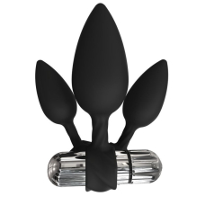 Набір анальних вібропробок Bathmate Anal Training Plugs VIBE, діаметр 2,5 см - 3,1см - 3,8см