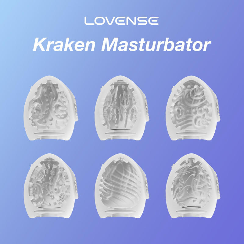 Набір яєць мастурбаторів 6 шт – Lovense Kraken Masturbator Egg Box