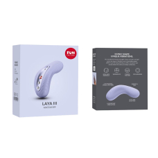 Накладний вібратор – Fun Factory LAYA III Soft Violet – з ефектом постукування, багатофункціональний