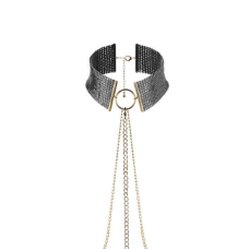 Ожерелье–воротник Bijoux Indiscrets Desir Metallique Collar – Чёрный цвет