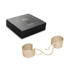 Наручники Bijoux Indiscrets Desir Metallique Handcuffs – Золотистий, металеві, стильні браслети