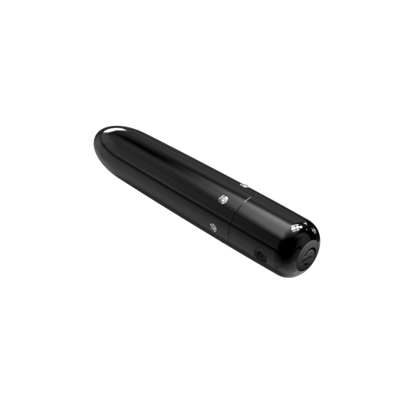 Потужна вібропуля – PowerBullet Pretty Point Black – 10 вібро-режимів, безшумна робота