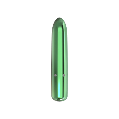Мощная вибропуля – PowerBullet Pretty Point Teal – 10 вибрационных режимов, бесшумная работа