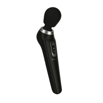 Мощный вибратор PalmPower Extreme Black с 12 вибро-режимами, надежный моторчик, высококачественный силикон