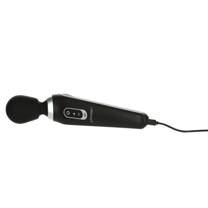 Мощный вибратор PalmPower Extreme Black с 12 вибро-режимами, надежный моторчик, высококачественный силикон