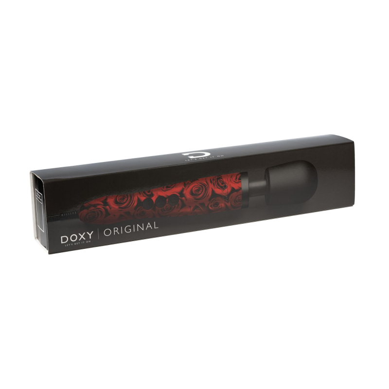 Мощный Вибромассажер – DOXY Original Rose Pattern, пульсационные вибрации, питание 220 В