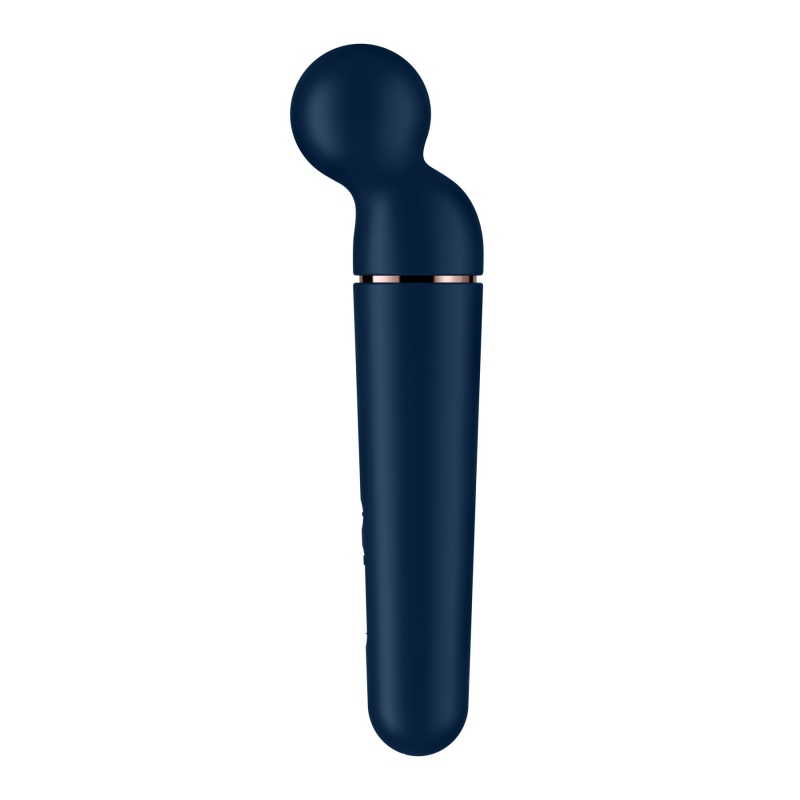 Мощный вибромассажер – Satisfyer Planet Wand-er Blue/Rosegold – 10 режимов вибрации, 6 интенсивностей