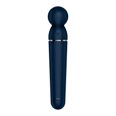 Потужний вібромасажер – Satisfyer Planet Wand-er Blue/Rosegold – 10 режимів вібрації, 6 інтенсивностей