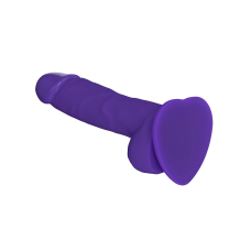 Реалістичний фалоімітатор Strap-On-Me Soft Realistic Dildo Violet, розмір M, довжина 18 см