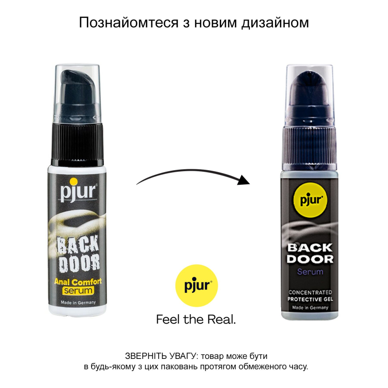 Розслаблювальний анальний гель Pjur backdoor Serum 20 мл, створює плівку, висококонцентрований