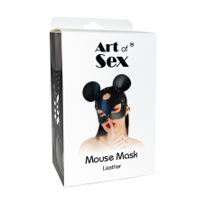 Шкіряна маска мишки Art of Sex – Mouse Mask, колір Білий