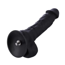 Силіконовий фалоімітатор Hismith Black, довжина 21.6 см
