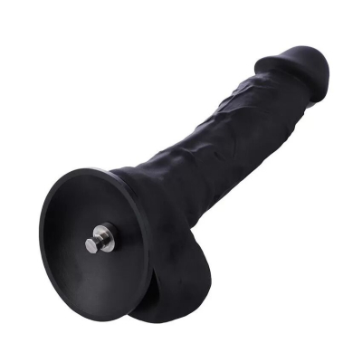 Силіконовий фалоімітатор Hismith Black, довжина 21.6 см