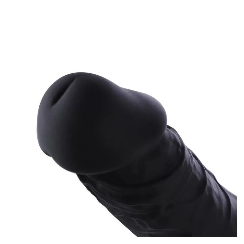 Силіконовий фалоімітатор Hismith Black, довжина 21.6 см