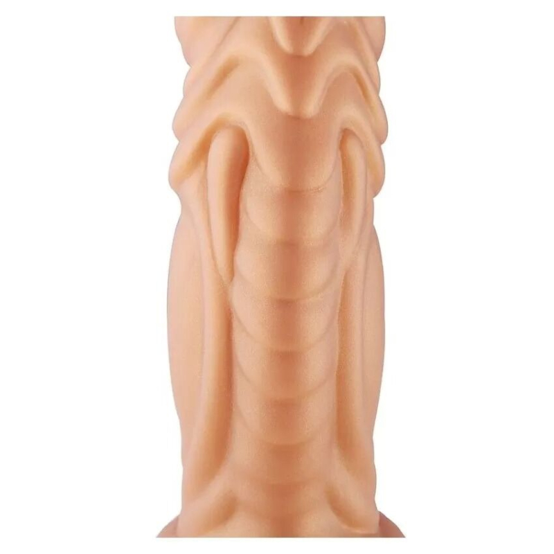 Силіконовий дилдо Hismith Slightly Curved, Monster Series, довжина 21 см