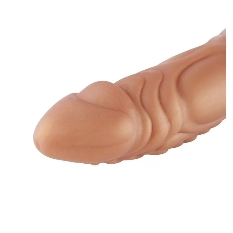 Силіконовий дилдо Hismith Slightly Curved, Monster Series, довжина 21 см