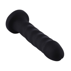Силіконовий фалоімітатор для секс-машин Hismith Anal Dildo Black, система KlicLok, довжина 18 см