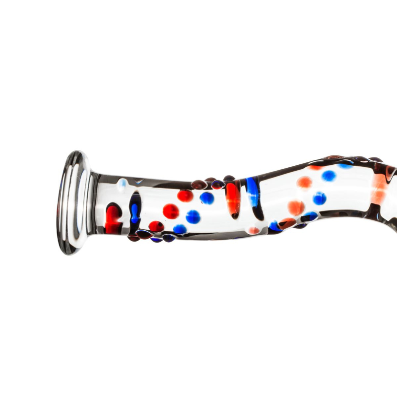 Стеклянный фаллоимитатор Gildo Glass Dildo No. 3, длина 18.5 см